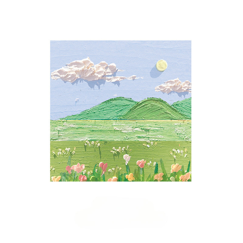 Wholesale Landscape Oil Painting Paper Sticky Notes