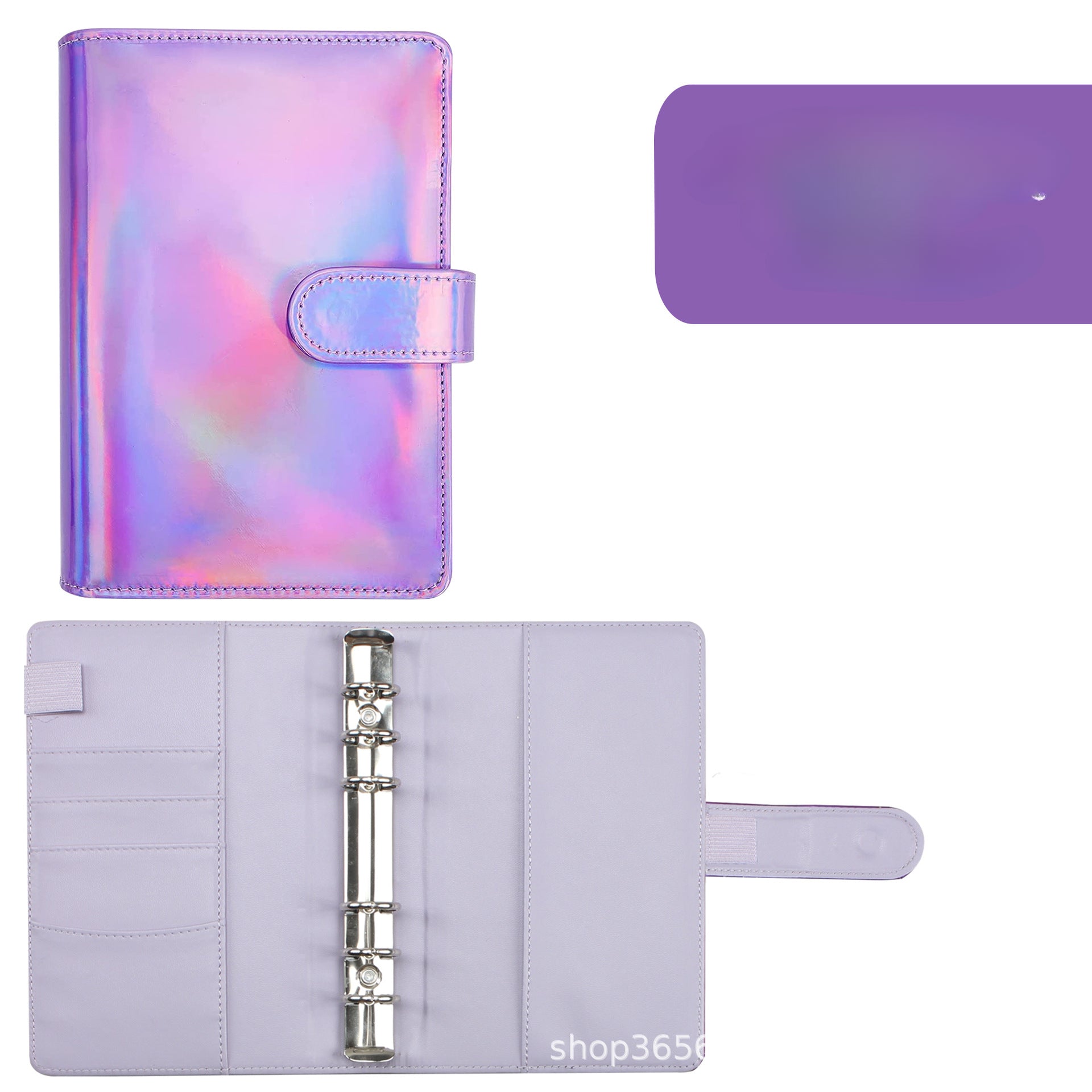 Wholesale A6 Macaron PU Binder Hand Book Notebook