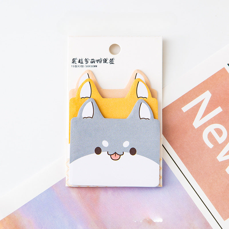 Wholesale Cartoon Special-shaped Creative Sticky Notes Message Note Paper
