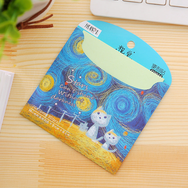 Wholesale Creative Cartoon Colored Paper Brick Convenience Stickers