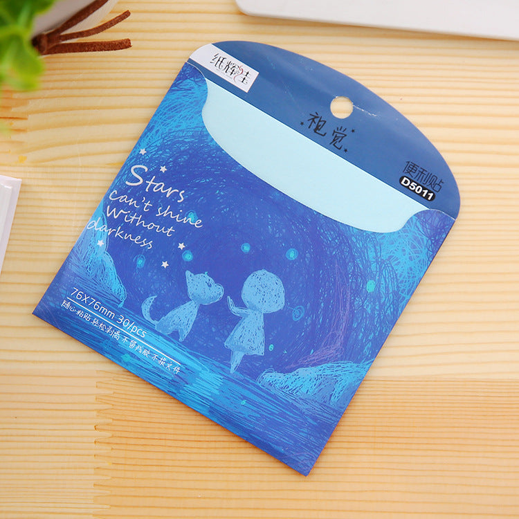 Wholesale Creative Cartoon Colored Paper Brick Convenience Stickers