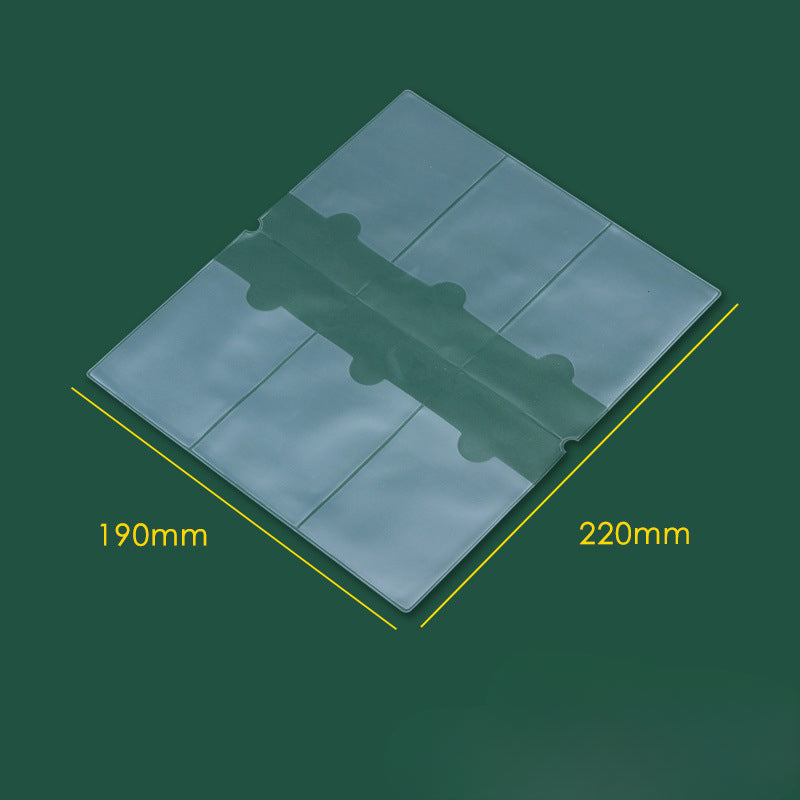 Wholesale A5 Laptop Zipper Bag Tickets PVC Storage Bag Handbooks