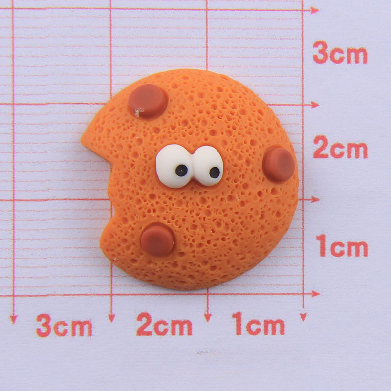 Wholesale Food Play Eye Cookies Resin Accessories Cream Glue Phone Case