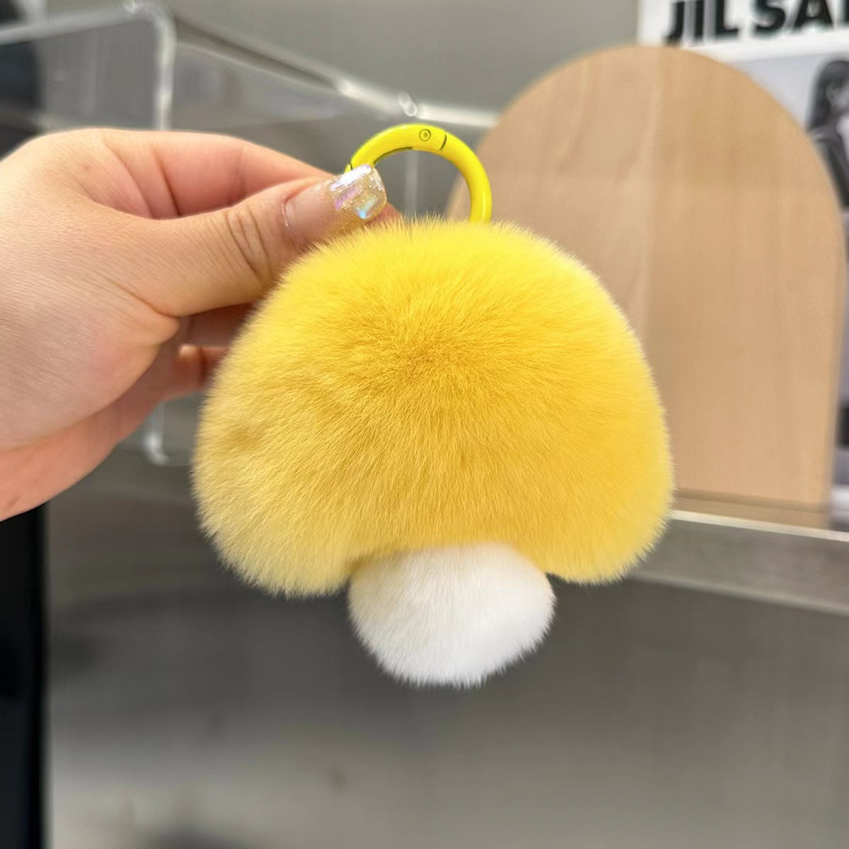 Wholesale Plush Mushroom Keychain