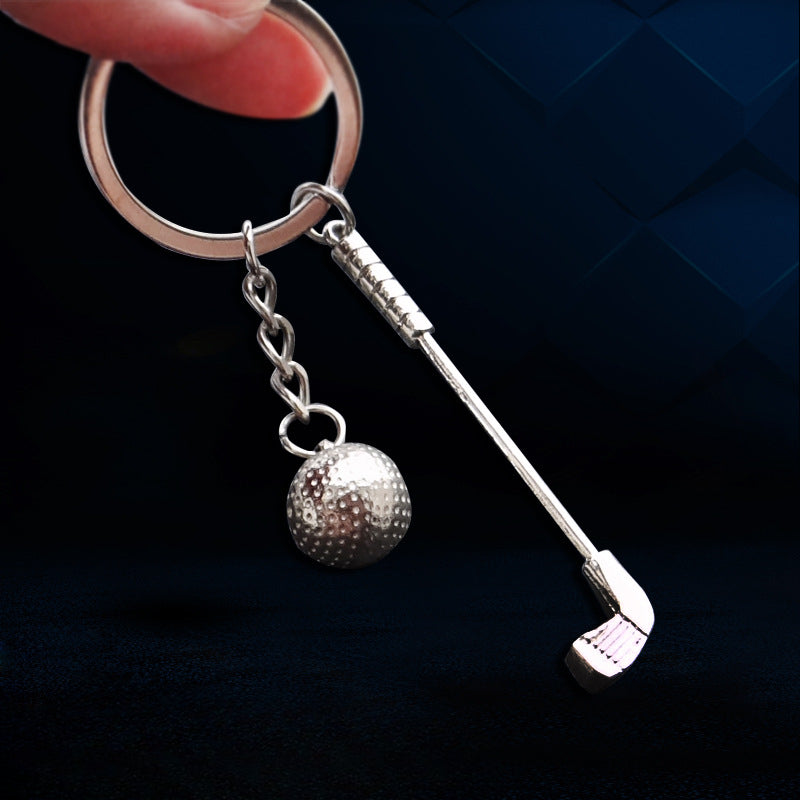 Wholesale Golf Barrel Metal Keychain