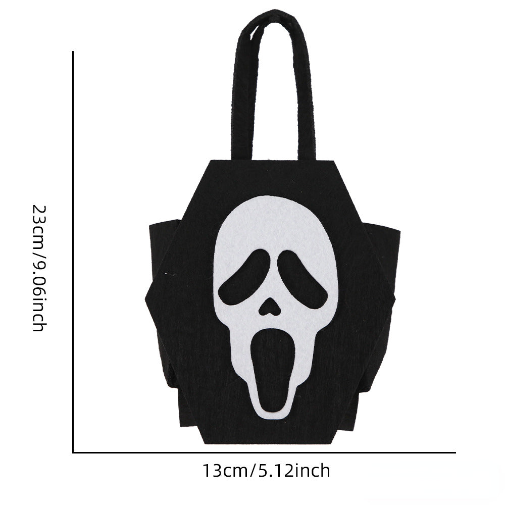 Wholesale Halloween Decorative Candy Bags, Non-woven Three-dimensional Tote Bags