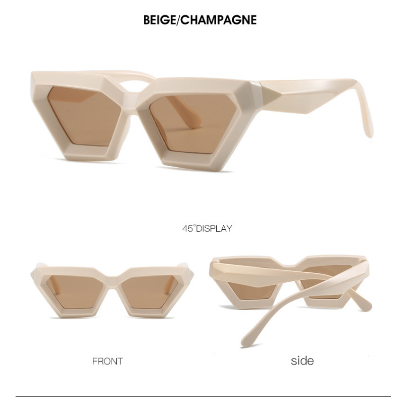 Wholesale Personality Irregular PC Sunglasses