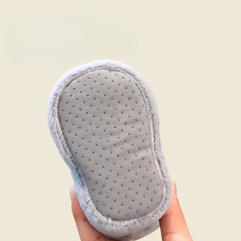 Wholesale Autumn and Winter Baby Non-slip Toddler Shoes Plus Velvet Soft Sole Shoes