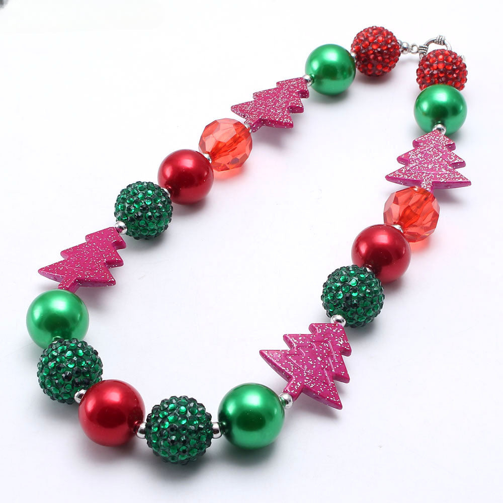Wholesale Christmas Children's Beaded Necklace