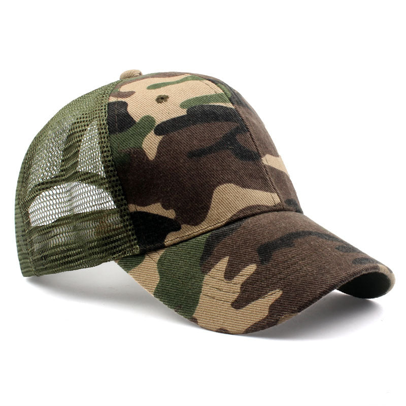 Wholesale Adult Children's Camouflage Mesh Caps Baseball Caps