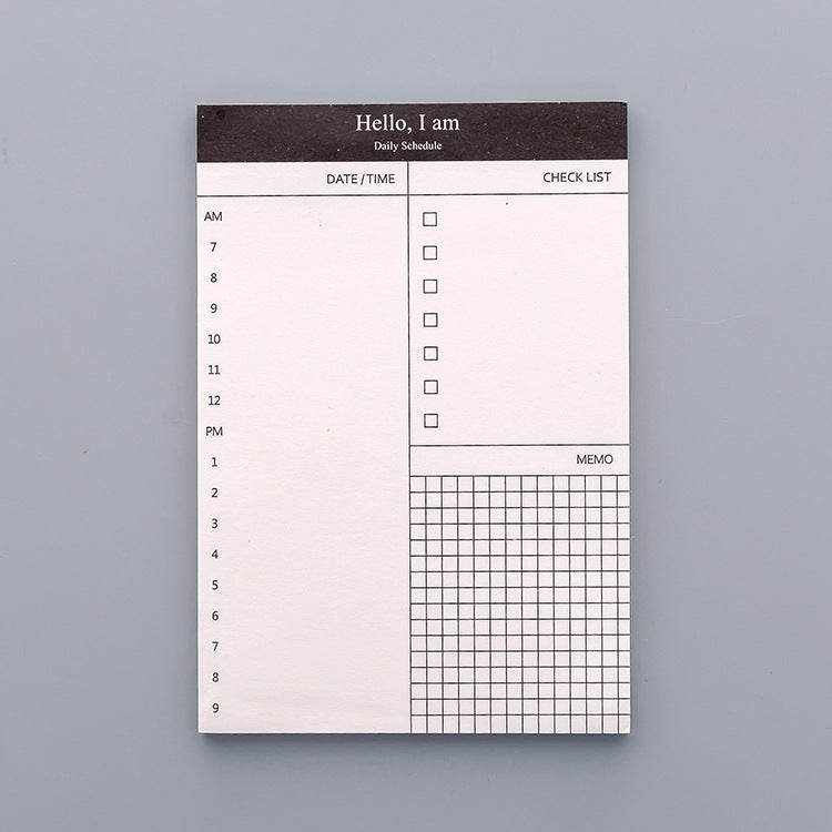 Wholesale Paper Black Simple Post-it Notes