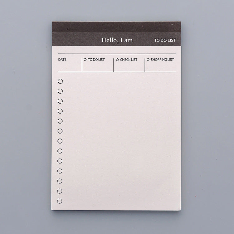 Wholesale Paper Black Simple Post-it Notes