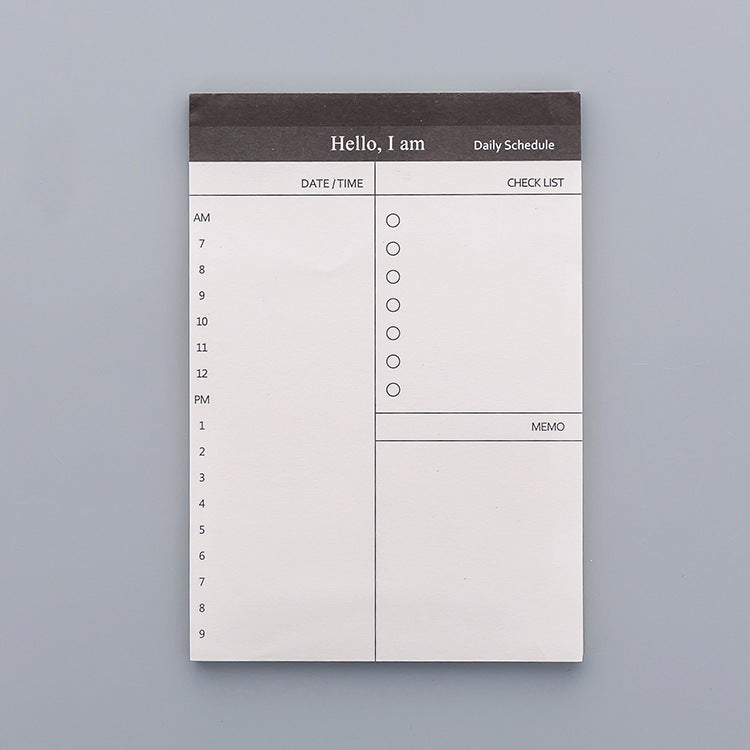 Wholesale Paper Black Simple Post-it Notes