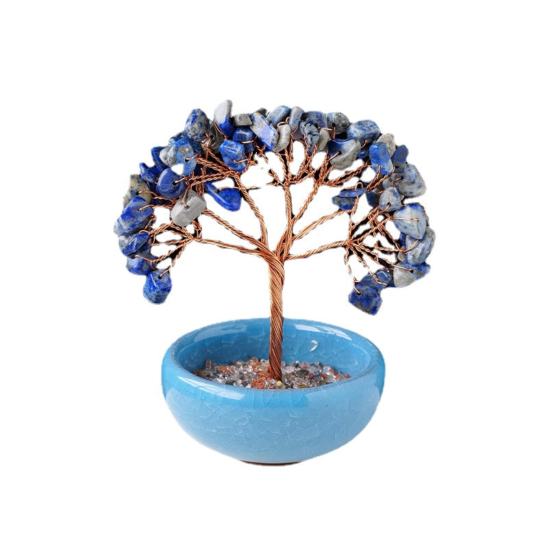Wholesale of Natural Crystal Tree Ornaments