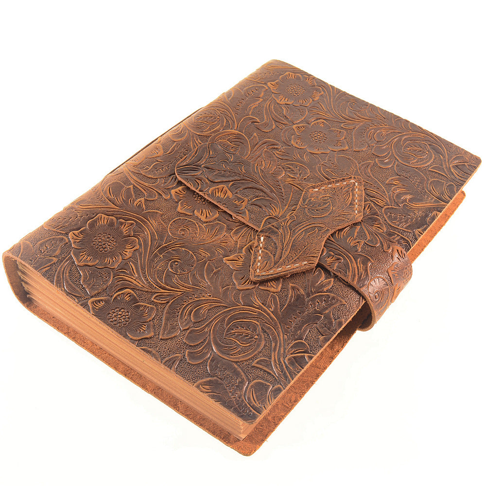 Wholesale Cowhide Handmade Notebook A5 Creative Retro Notepad Leather