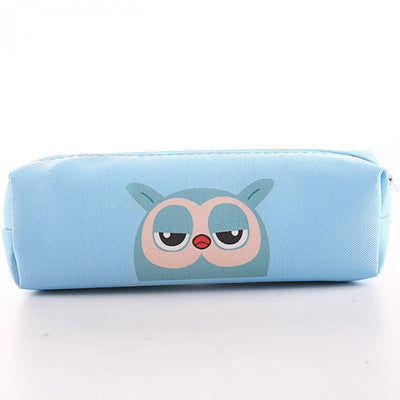 Wholesale Cute Animal Cartoon Square PU Pencil Case Cute Animal Stationery Bag Multifunctional Student Pencil Case