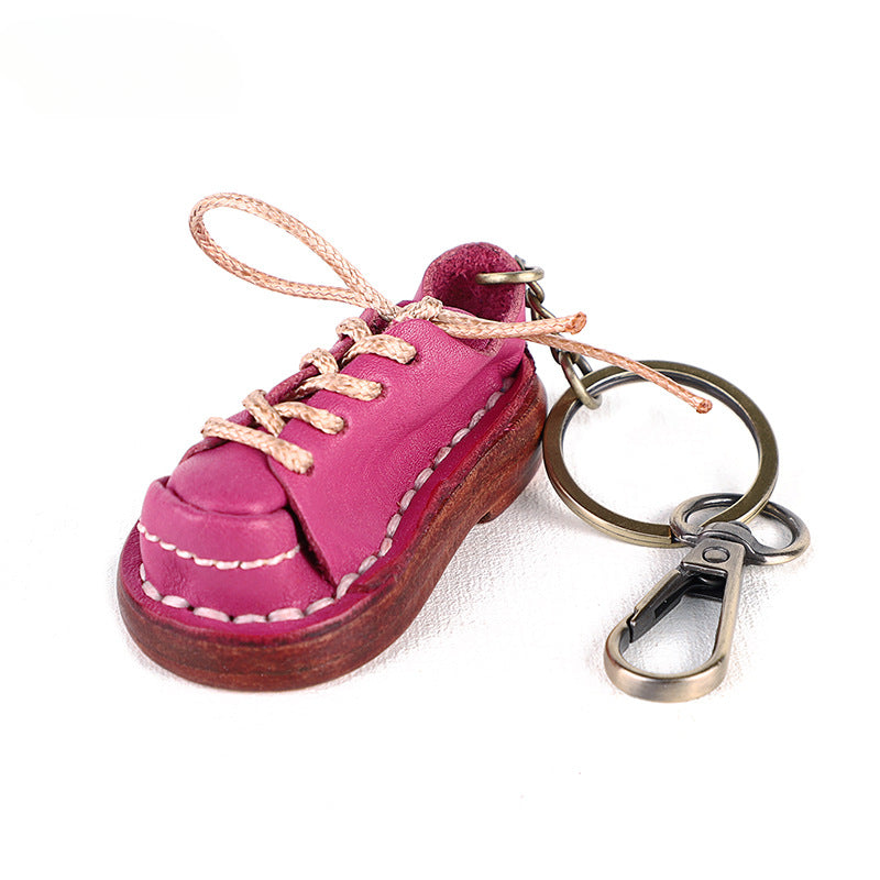 Wholesale Shoe Key Ring Accessories Car Leather Key Hanger