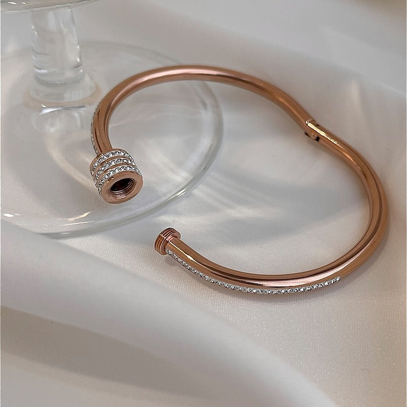 Wholesale Diamond Bracelet Titanium Steel Bracelet