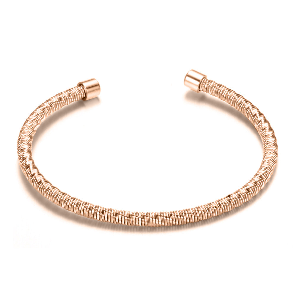 Wholesale Titanium Steel Adjustable Bracelet