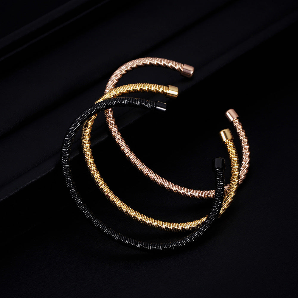 Wholesale Titanium Steel Adjustable Bracelet