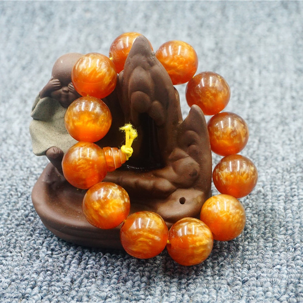 Wholesale Imitation Beef Bone Beeswax Imitation Sea Willow Horn Bracelet