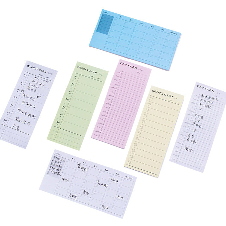 Wholesale Paper Daily Weekly Monthly List Sticky Notes