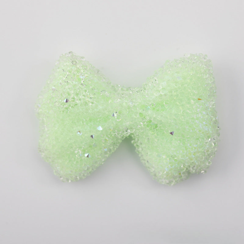 Wholesale10pcs  Acrylic Large Bow Tie, Sugar Bead String