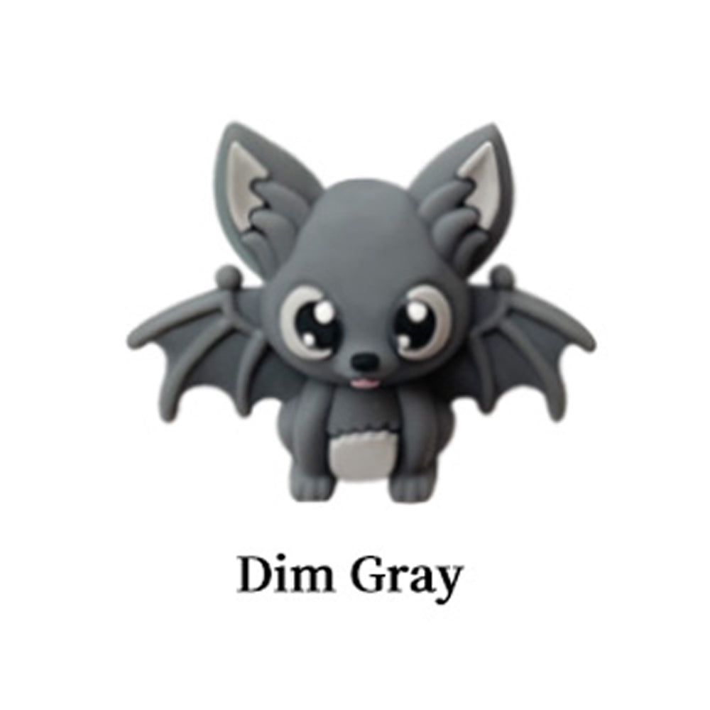 Wholesale 20pcs Cartoon Cute Bat Silicone Beads