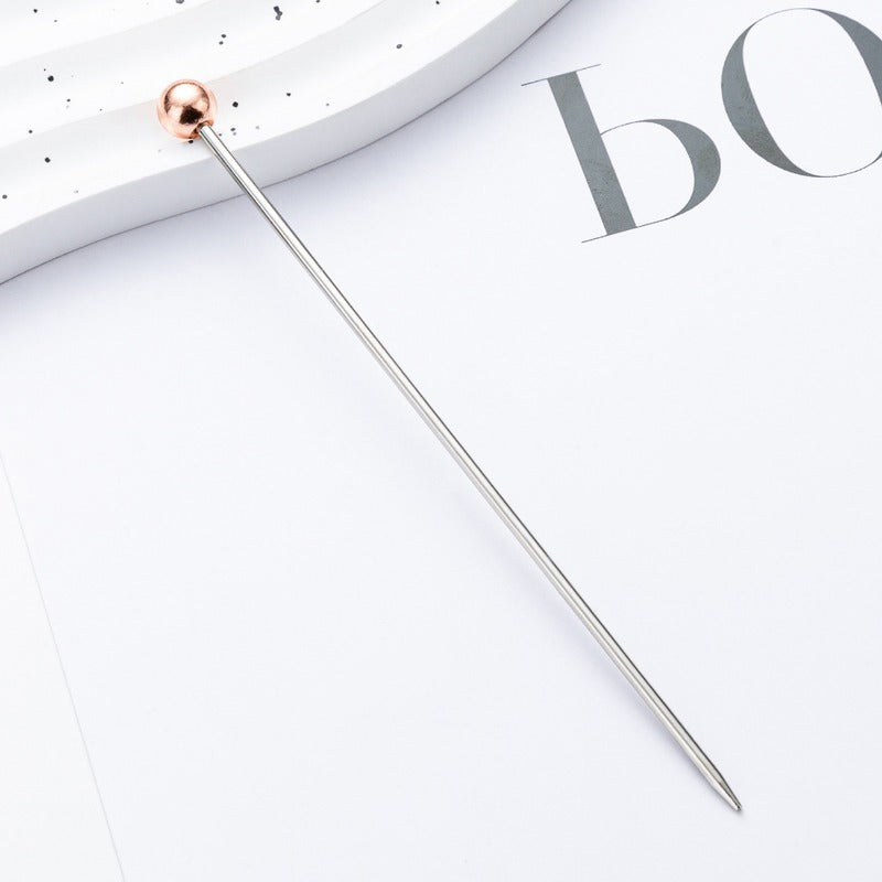 Wholesale Stainless Steel Cake Test Kitchen Thermometer Cake Biscuit Baked Test Needle Diy Baking Tools 4.5 Inch