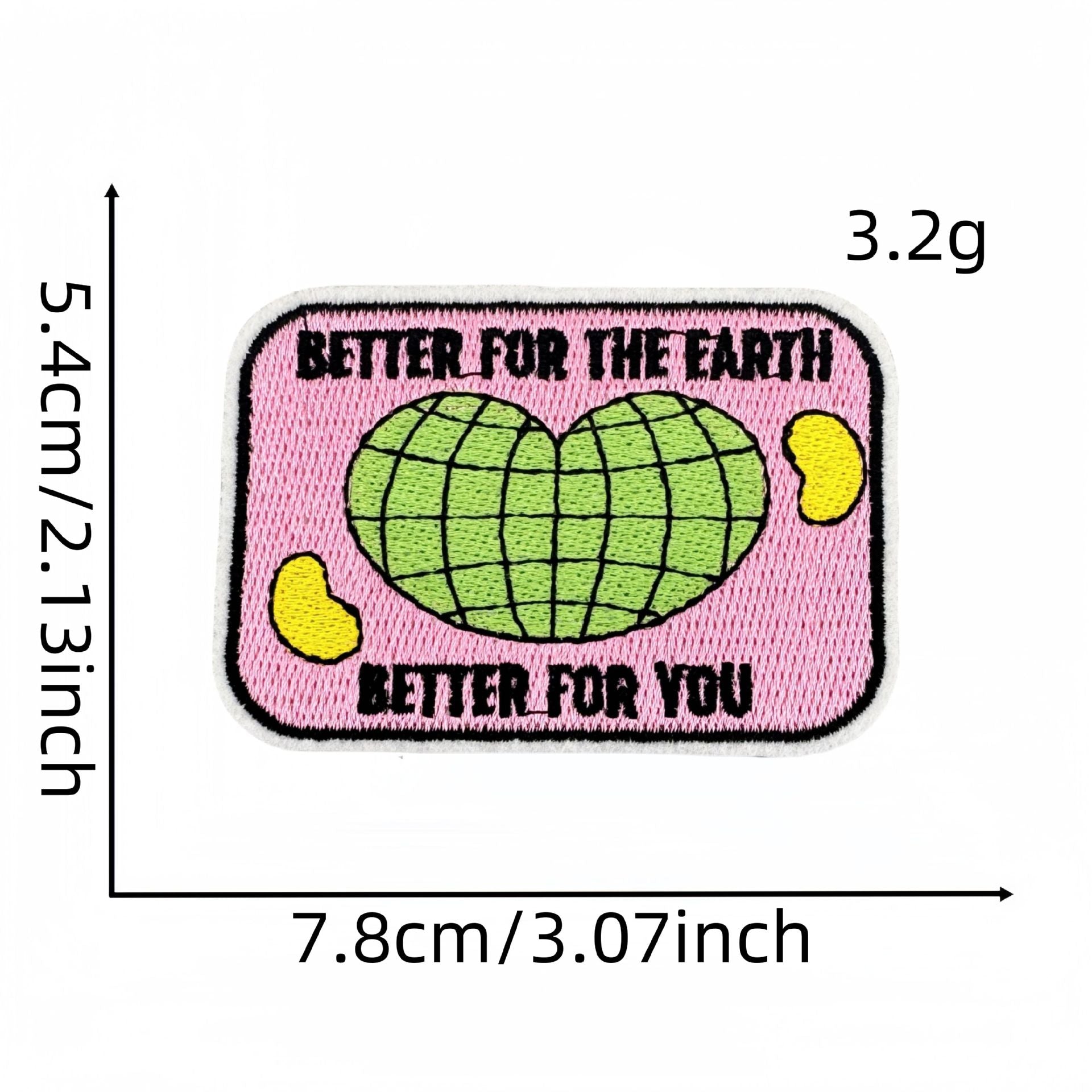 Wholesale green plant cloth patch decorative decal