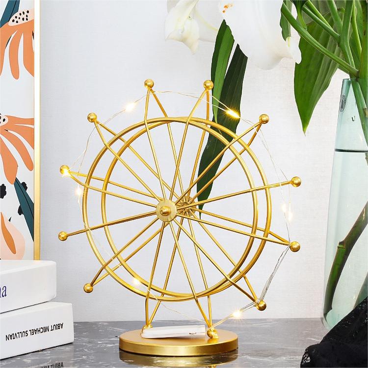 Wholesale of Rotating Ferris Wheel Iron Ornaments