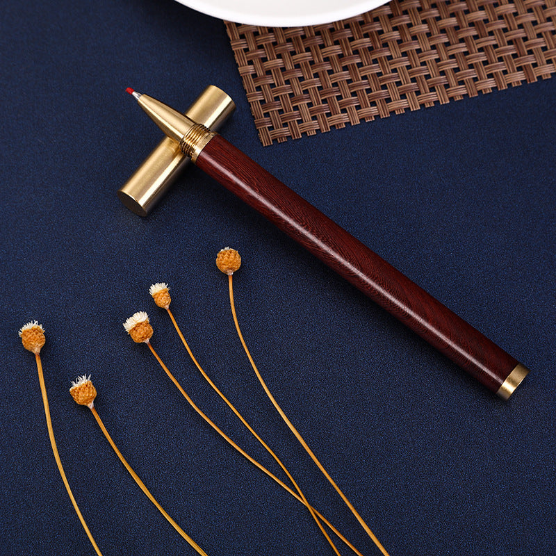 Wholesale Wooden Pen Body Brass Signature Pen