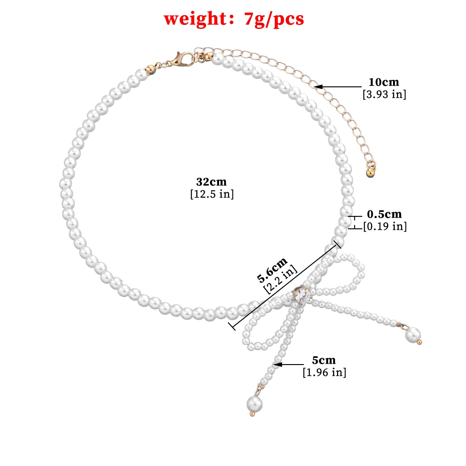 Wholesale Pearl Tassel Temperament Necklace Clavicle Chain