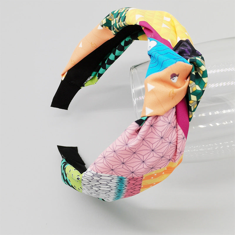 Wholesale Demon Slayer Knotted Headband