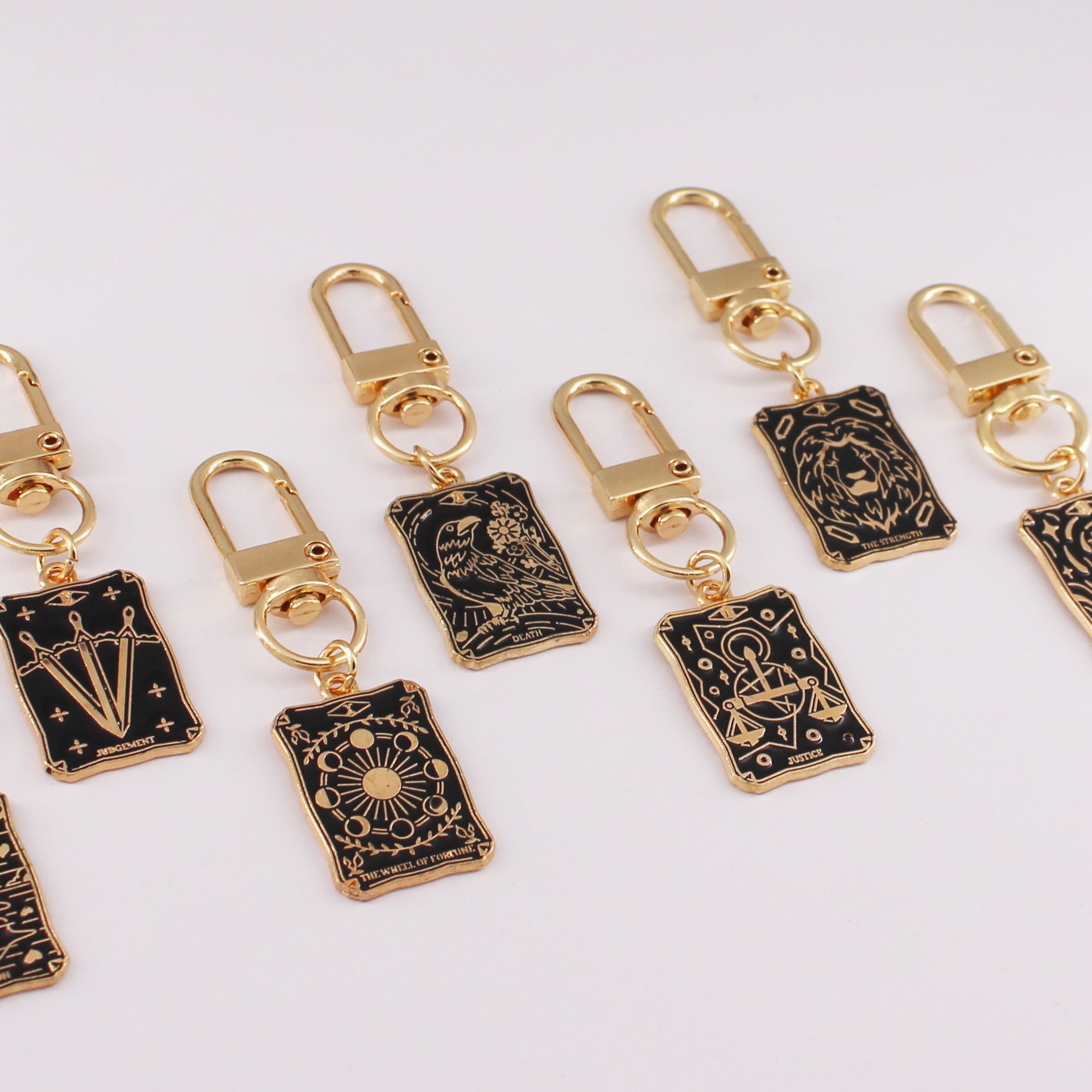 Wholesale Alloy tarot keychain