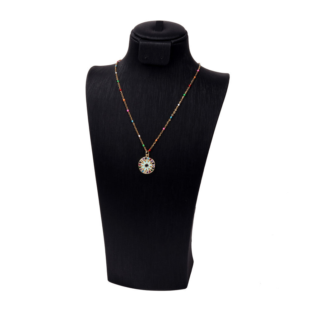 Wholesale Gold Plated Oil Drip Gild Clavicle Necklaces