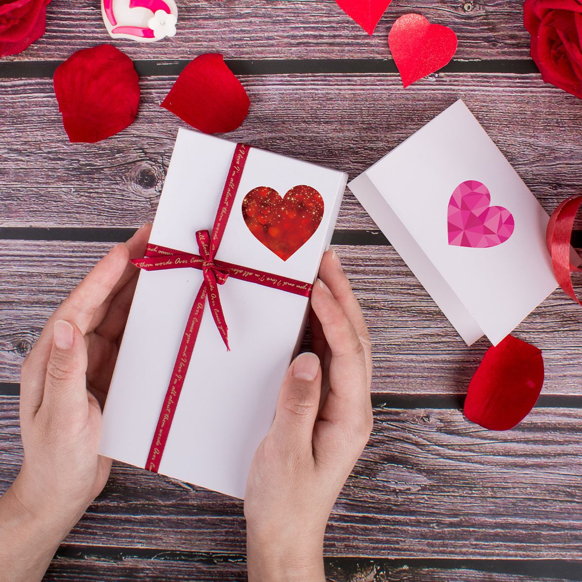 Wholesale 16PCS/PACK Valentine's Day Love Envelope Sealing Gift Stickers