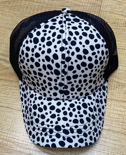 Wholesale Cotton Polyester Cross Ponytail Baseball Hats