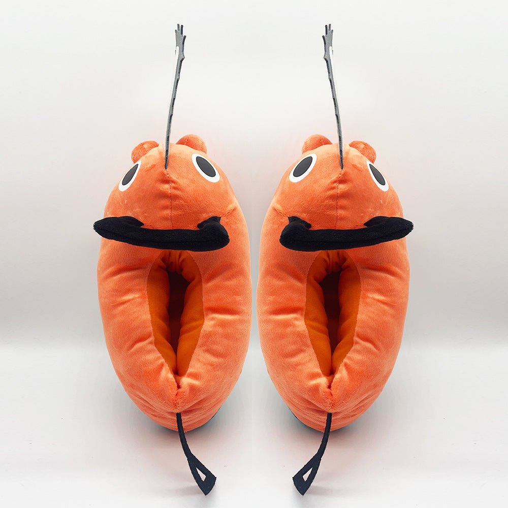 Wholesale Doll Chainsaw Man Plush Slippers