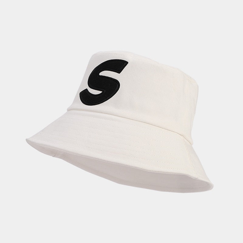 Wholesale Cotton S Letter Bucket Hat
