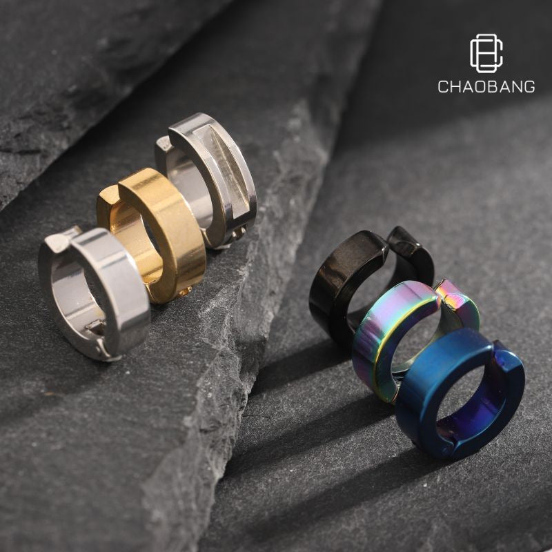 Wholesale titanium steel non-fading ear clips and ear supports