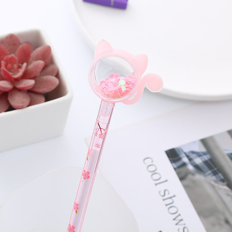 Plástico de gel de gatito de lentejuelas de plástico al por mayor