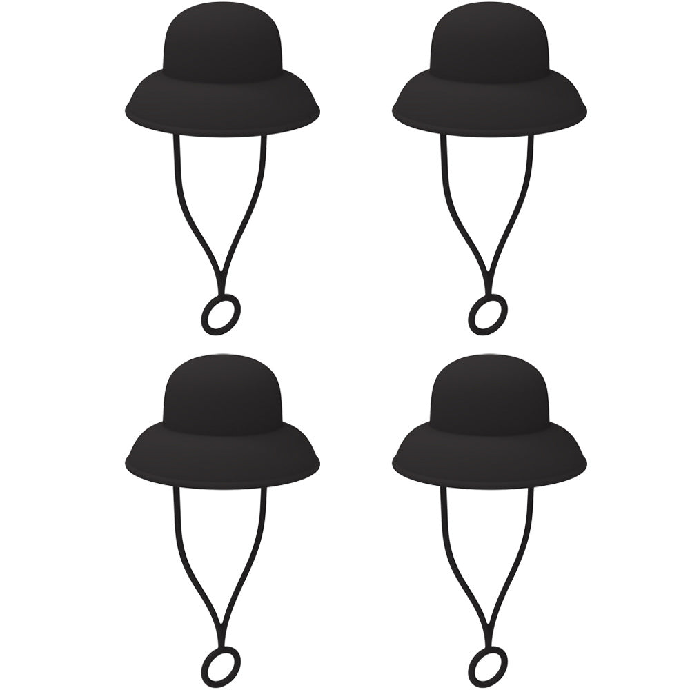 Wholesale 6-10mm Dust-proof Silicone Straw Caps