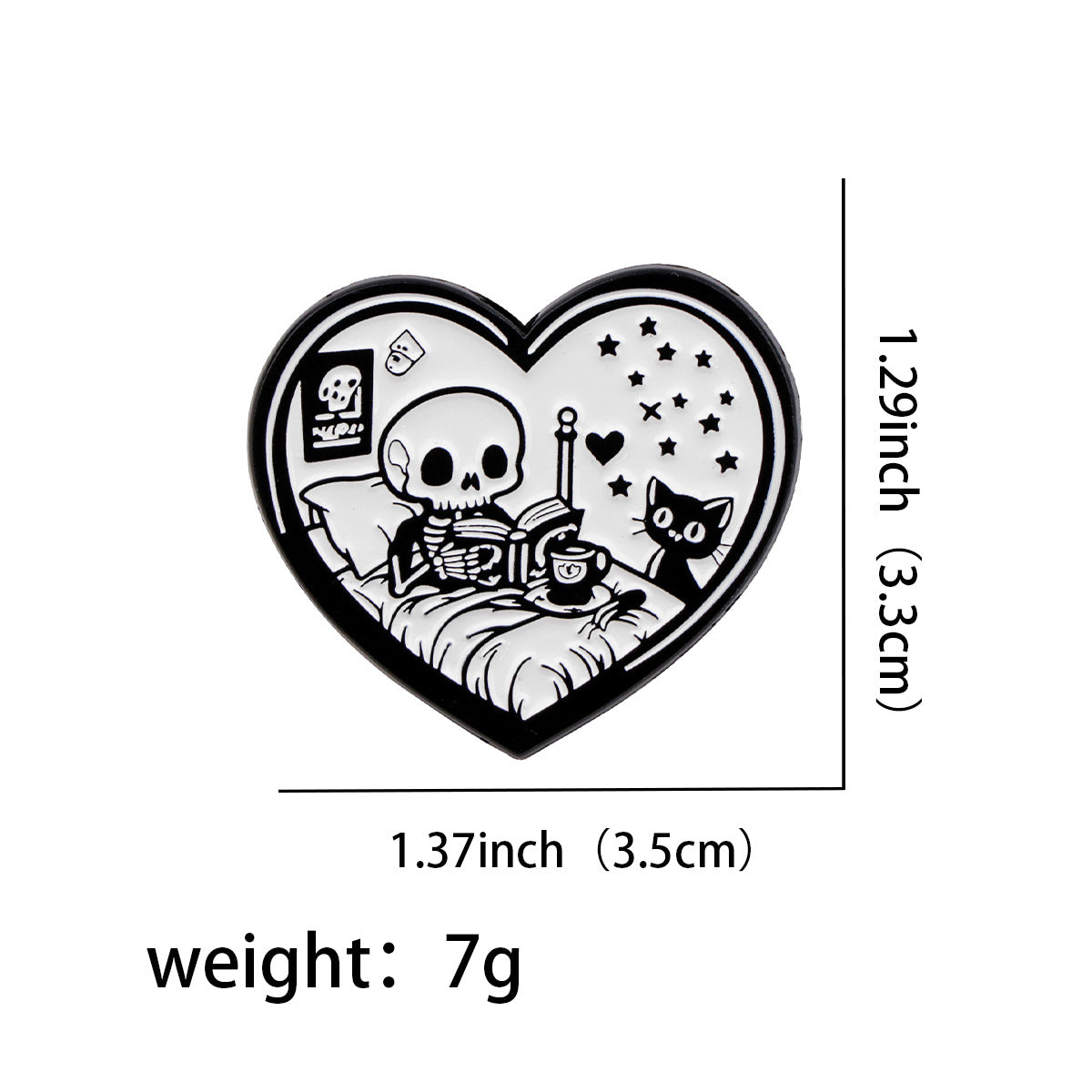 Wholesale Skull Brooch Cartoon Metal Badge Jewelry Medal Brooch Cartoon Badge