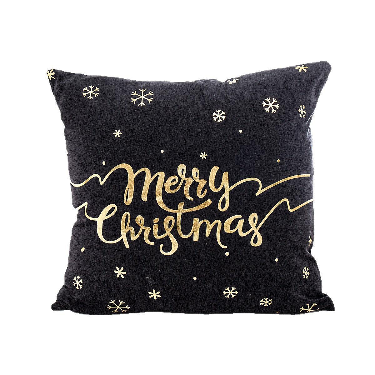 Wholesale Christmas atmosphere gold-stamping festive pillowcase