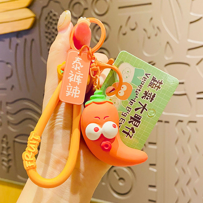 Wholesale Creative Cartoon Vegetable Popeye Resin Keychain