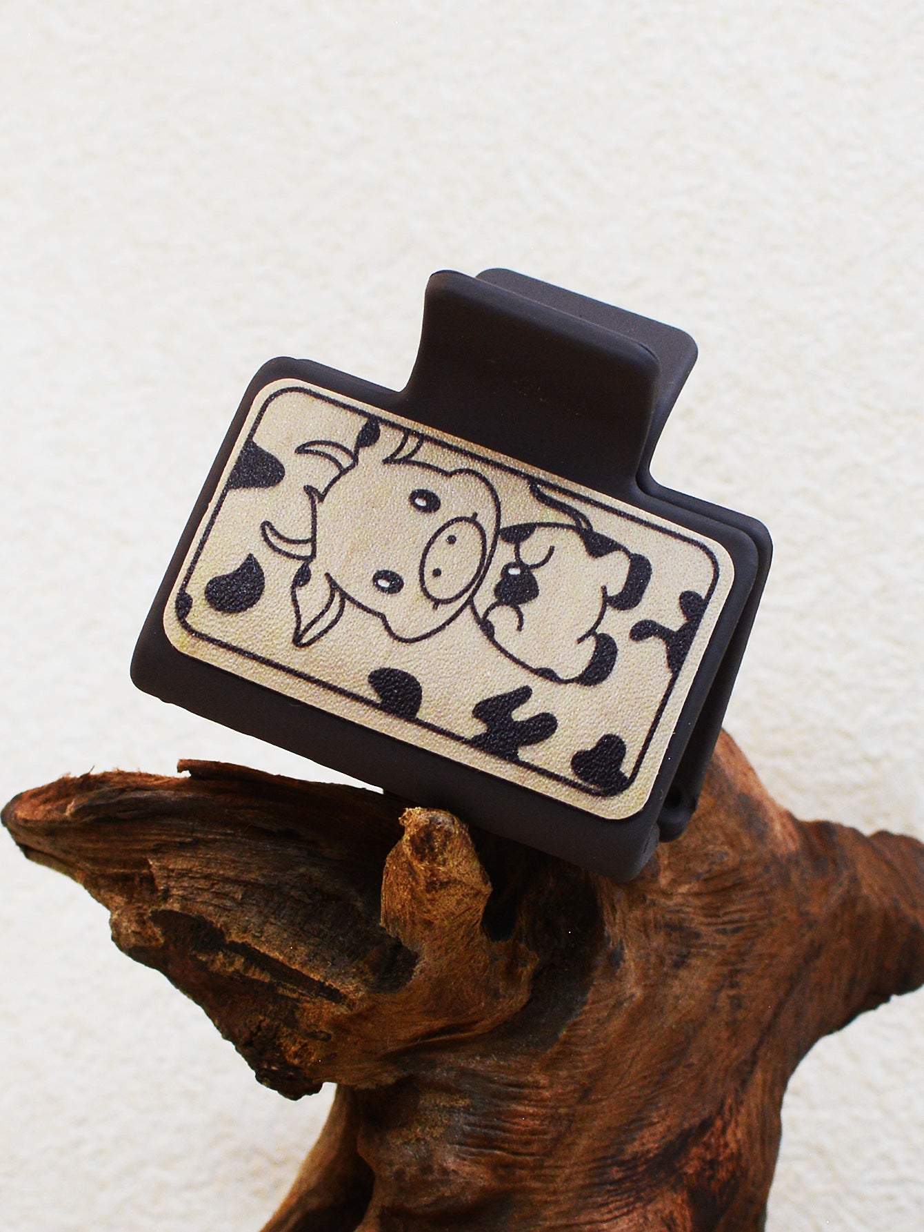 Wholesale Western Style Cow Dog Paw Hair Clip Shark Clip