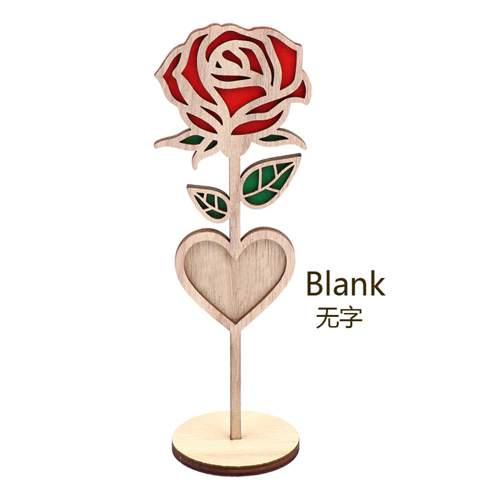 Wholesale Mama Two-layer Laser Cut Wood Mother's Day Gift