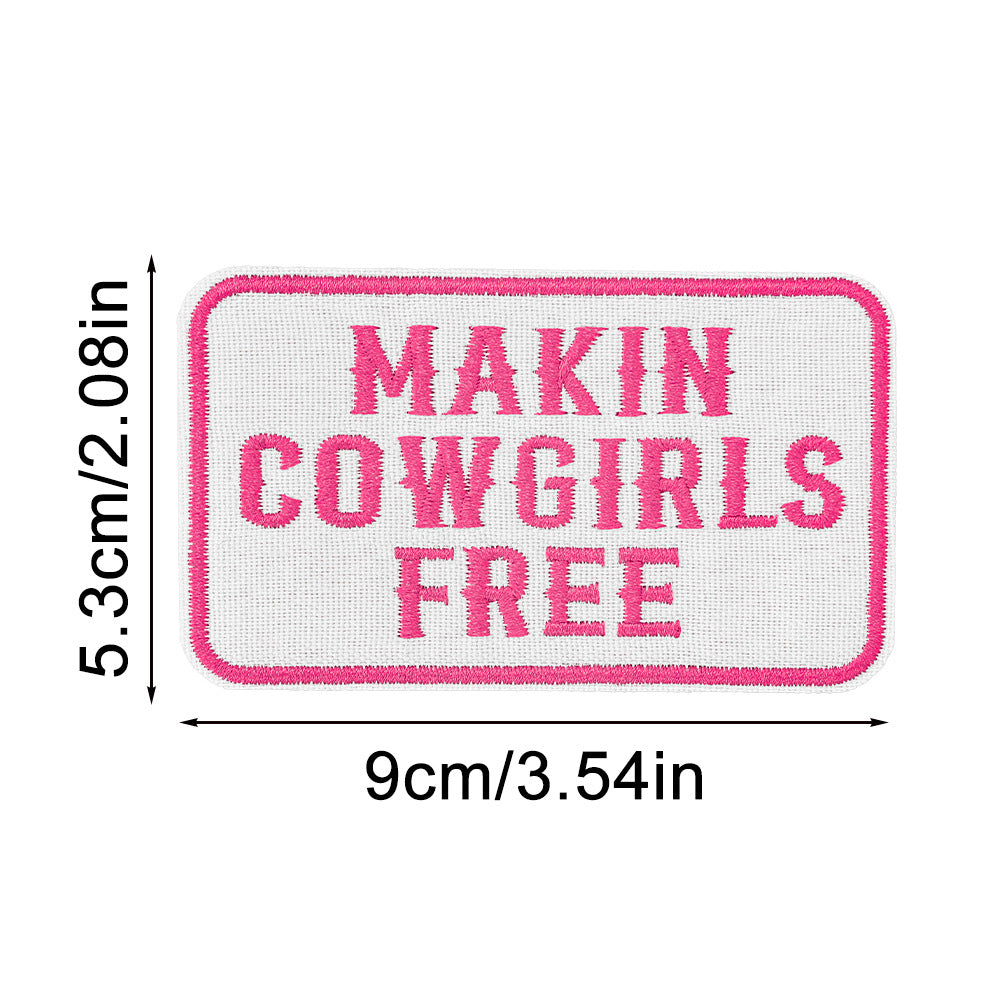 Wholesale American Western cowboy themed embroidered patch