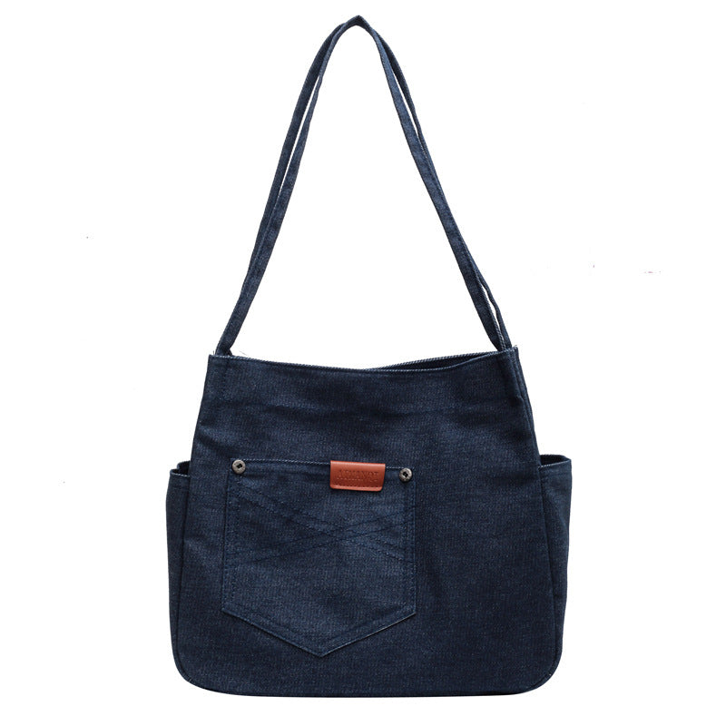 Wholesale Large Capacity Denim Bag